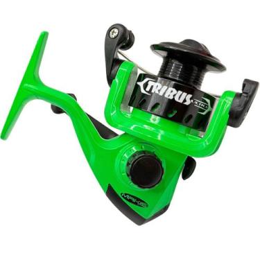 Imagem de Molinete Ultra Light Tribus Verde Drag 3kg Carretel Aluminio - MAKIS F
