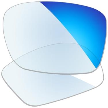 Imagem de Firtox Lentes de reposição UV400 para óculos de sol inteligentes Ray-Ban Meta Wayfarer RW4006 50 mm - Azul gelo fotocromático