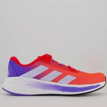 Imagem de Tênis Adidas Questar 3 Feminino Vermelho e Azul-Feminino