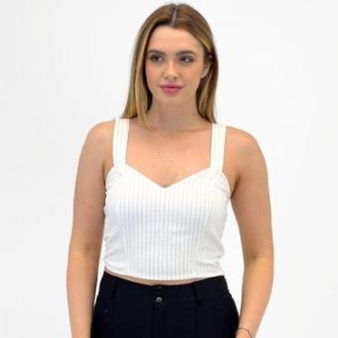 Imagem de Cropped Formitz Listrado com Alça Feminino-Feminino