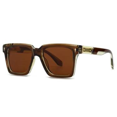 Imagem de VFDHN Óculos de Sol Fashion Feminino Masculino para Uso Externo, Direção, UV400 (TYJ372-3)