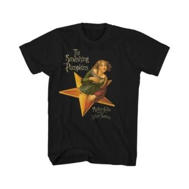Imagem de Camiseta Unissex Clássica De Música Rock Smashing Pumpkins, Manga Curt