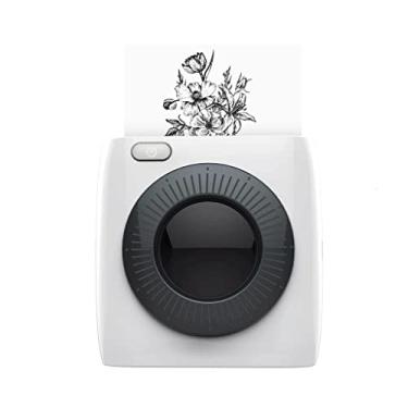 Imagem de WGLAKJ Impressora térmica portátil para fotos, compatível com mini impressoras Android (C)