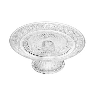 Imagem de LYOR - Prato para Bolo de Vidro com Pé Angel 18cm
