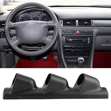 Imagem de KIMISS Suporte de Montagem de Calibre Triplo de 52 Mm 2 Polegadas para Carros Com Volante à Esquerda - Pod de Medidor de 3 Furos para Escapamento, Turbo e Medidores de Tensão