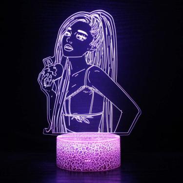 Imagem de Luz noturna 3D Michael Jackson Rapper Music Star USB 5V
