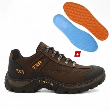 Imagem de Kit Tenis Bota TXR Masculino Adventure Trilha Com Solado Costurado Ant