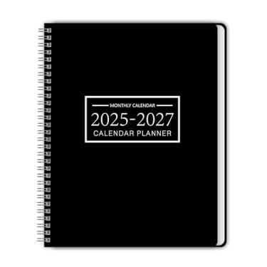 Imagem de Agenda mensal de janeiro de 2025 a dezembro de 2026, agenda mensal para 24 meses, 23 x 28 cm, planejador de professores, capa de PVC rígido, encadernação espiral, calendário de gerenciamento de tempo