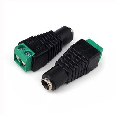 Imagem de 10 Plug Conector P4 Femea Borne Para Cftv Câmera Segurança - Keedi, ki