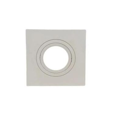 Imagem de Spot de Embutir MR16 Dicroica Quadrado Plano Branco 10cm - EMBU LED