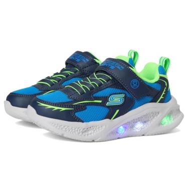 Imagem de Skechers Tênis infantil Skechers Meteor-Lights-Glow P, Azul marinho/limão, 15