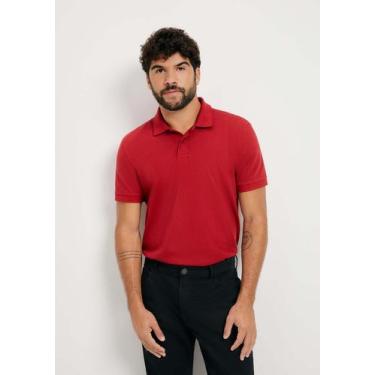 Imagem de Camisa Polo Básica Masculina Manga Curta Em Piquet - Hering, G, Vermel