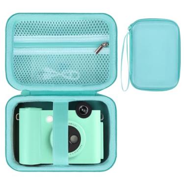 Imagem de RIYADAone Capa rígida de substituição para câmera digital de impressão instantânea 2 em 1 Kodak Smile+ (capa verde)