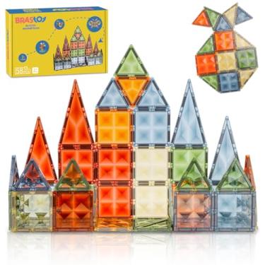 Imagem de Brastoy Blocos de Montar Magnéticos Infantil Construção Brinquedo (58 Peças)