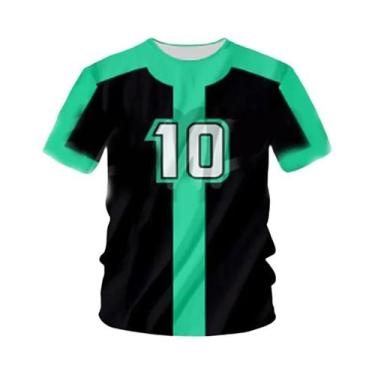 Imagem de Camiseta Unissex 3D Ben 10 Omnitrix Cosplay Verão Manga Curta Harajuku