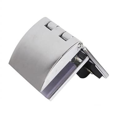 Imagem de Dobradiças 90 graus clipe bilateral armário de bolo dobradiça de vidro sem perfuração armário de vinho dobradiça de vidro ferragens para móveis (cor: W-hite)