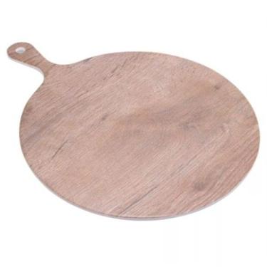 Imagem de Tabua Redonda Melanina Estampa Madeira 31,5Cm 20522 Wolff