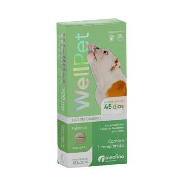 Imagem de Antipulgas Wellpet Ourofino para Cães Variados 1 comprimido, 10,1 a 20