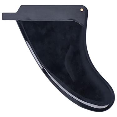 Imagem de Barbatana de prancha de surf única TPU Longboard Paddleboard substituição de barbatana traseira acessório de surf profissional durável leve desempenho estável para longboards