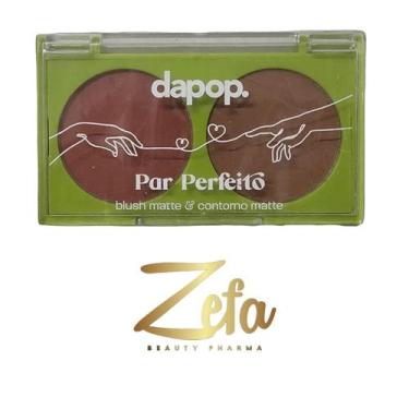 Imagem de Paleta Duo Blush Matte E Contorno Matte Cor C - Dapop