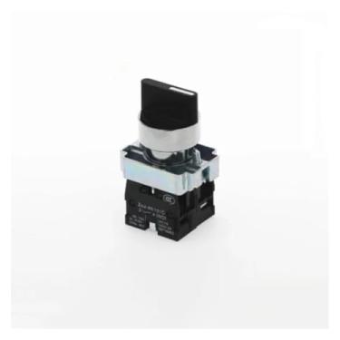 Imagem de XB2-BD25 Seletor de duas posições mantido interruptor de botão rotativo de travamento automático 10A 1NO1NC 22 mm DWBPGVUN