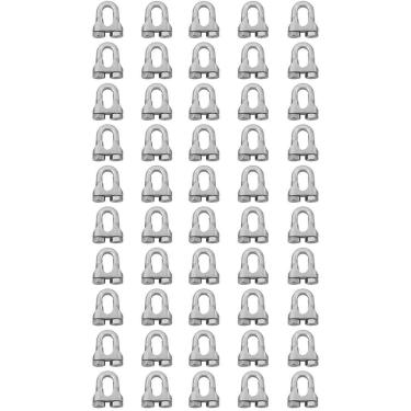 Imagem de Clips Grampo Para Cabo De Aço 5/16 1,0004 50 Unidades - Nord