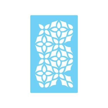 Imagem de Stencil De Parede Tamako Ladrilhos - 55 X 90Cm - Ref 211