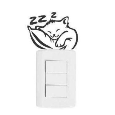 Imagem de Adesivo Interruptor Soneca Vinil Decoração - Lojinha Da Luc
