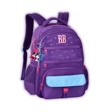 Imagem de Mochila Costas Rebecca Bonbon Meninas Escola Infantil Casual Cor:Roxo,