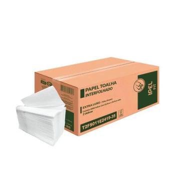 Imagem de Papel Toalha Interfolha 2 Dobras Folha Simples Fit Extra Luxo 2.000 fo