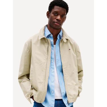 Imagem de Jaqueta Tommy Hilfiger Masculina Regular Cotton Ivy Cáqui Claro Tamanho:G-Masculino