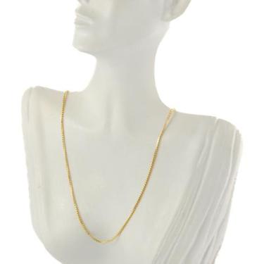 Imagem de Colar Feminino Ouro 18k Veneziana 3 Diamantada 50 Cm Maciça - JOIE JOI