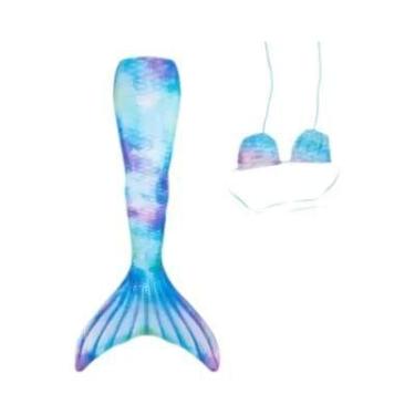 Imagem de Fantasia De Sereia Para Crianças E Adultos, Presente De Festa Para Men