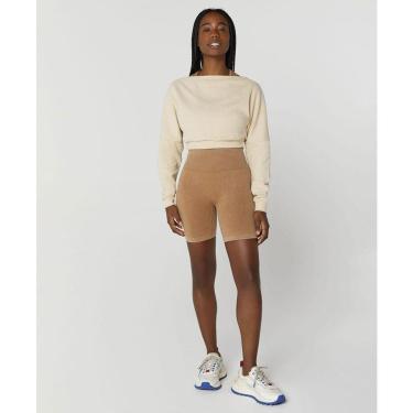 Imagem de Cropped Alto Giro Mlonga Casual Nude Cre-Feminino