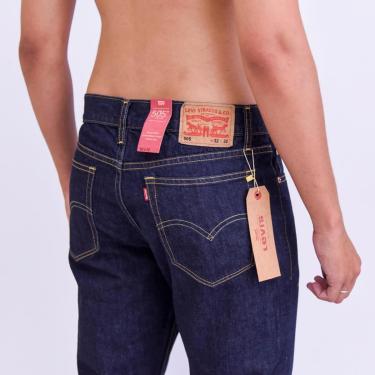 Imagem de Calça Jeans Levi's 505 Masculina Regular Azul Marinho-Masculino