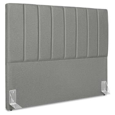 Imagem de Cabeceira Casal 140 cm Com Frame Dalia Linho Artte - Arte das Cabeceir