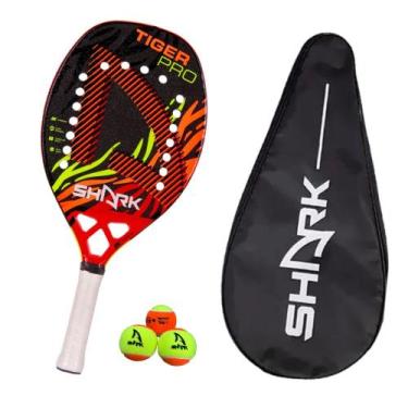Imagem de Raquete de Beach Tennis Shark Tiger 2023