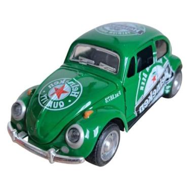 Imagem de Carrinho em Miniatura Fusca de Fricção Metal Colecionável - Dexin, Hei