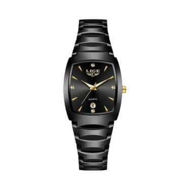 Imagem de Relógio De Luxo Feminino LIGE 2025, Relógio De Pulso De Moda Em Quartz