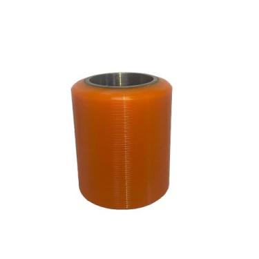 Imagem de Roda de Ferro com Poliuretano de Carga Simples 74mm x 92mm para Rolame