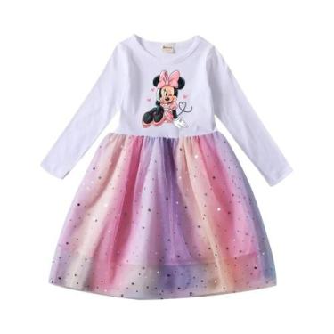 Imagem de Vestido De Princesa Tutu De Manga Longa Para Meninas Pequenas Com Rend