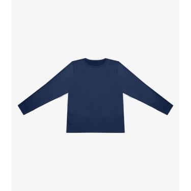 Imagem de Blusa Térmica Masculina Proteção UV Select Azul, G, Azul