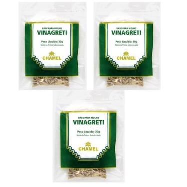 Imagem de Kit 3 Pacotes Para Base De Molho Vinagreti 30 Gramas - Chamel