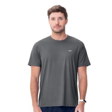Imagem de Camiseta Masculina Fitness Dry Fit Cinza Zee Rucci, P