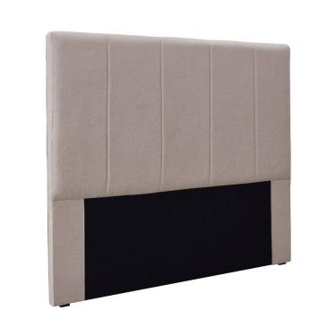 Imagem de Cabeceira Cama Box Casal King 195cm Anya Linho Rústico - Loja Sheep