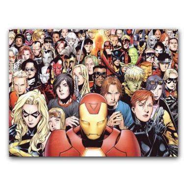 Imagem de Placa  Mdf  20 Cm X 30 Cm - Marvel  Bd55 