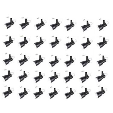 Imagem de Kit 35 Spot Trilho Perfilado Eletro calha Par20 Bulbo OL4