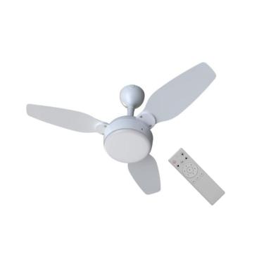 Imagem de Ventilador De Teto Legacy 3 Pás Led Inverter Com Controle Bivolt Ventisol Branco Bivolt