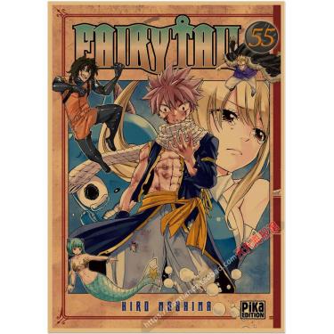 Imagem de Pôster pintando Fairy Tail Anime Kraft Paper 29,7x42cm