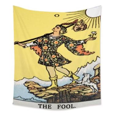 Imagem de Pintura estética de sala de parede Tapestry Fool 150x130cm - yiweisai